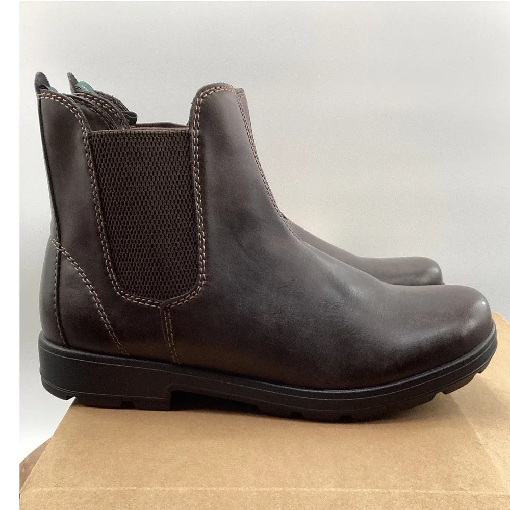 Eastland Cyrus Mens Chelsea Boots Dark Brown Ankle Boot 4678-02 Size 10.5 D
